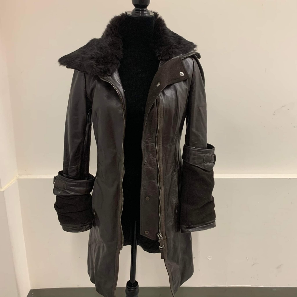 Rare Leather and Fur Rudsak collection Jacket